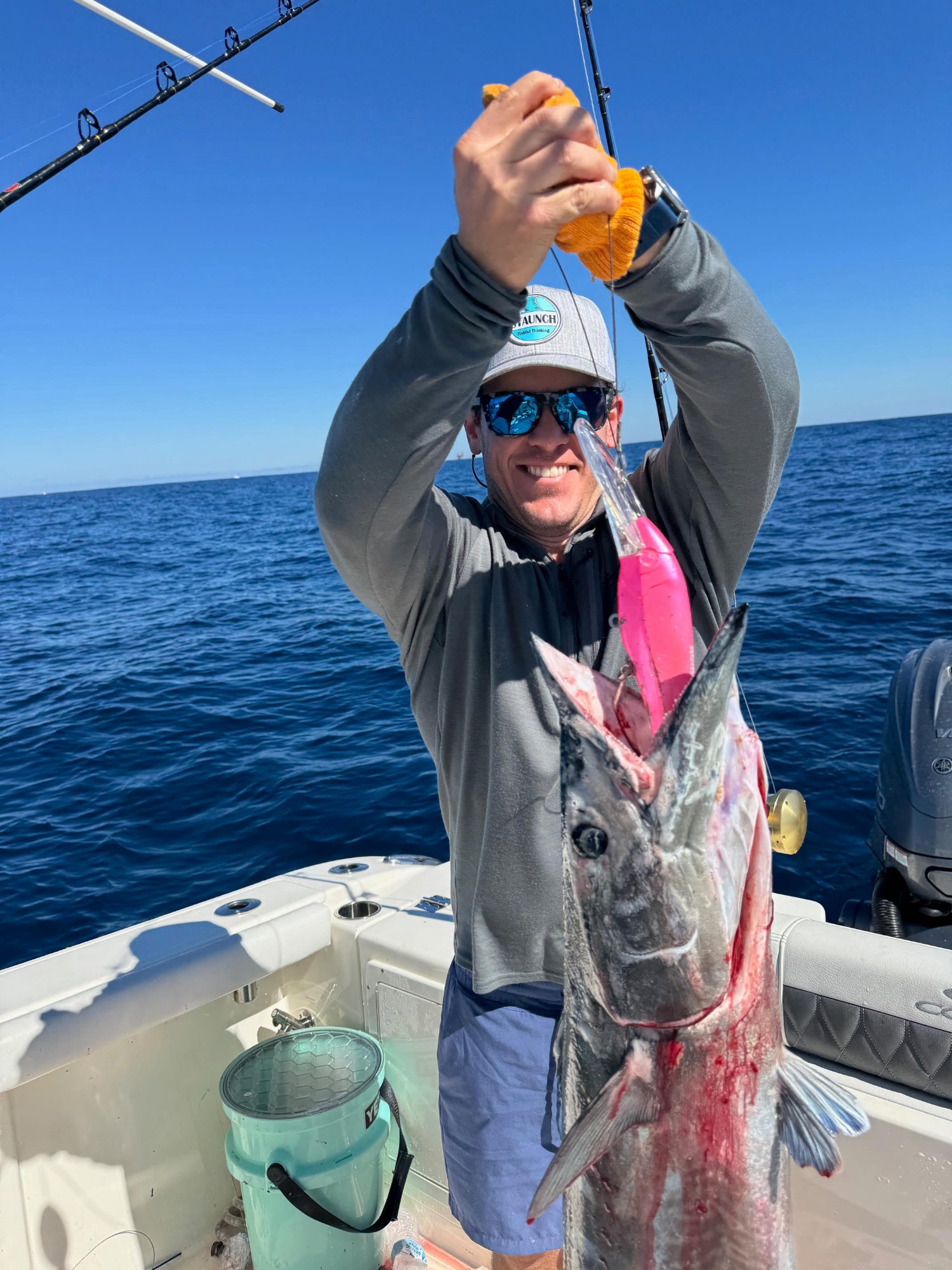 Trey Brooks fishing offshore