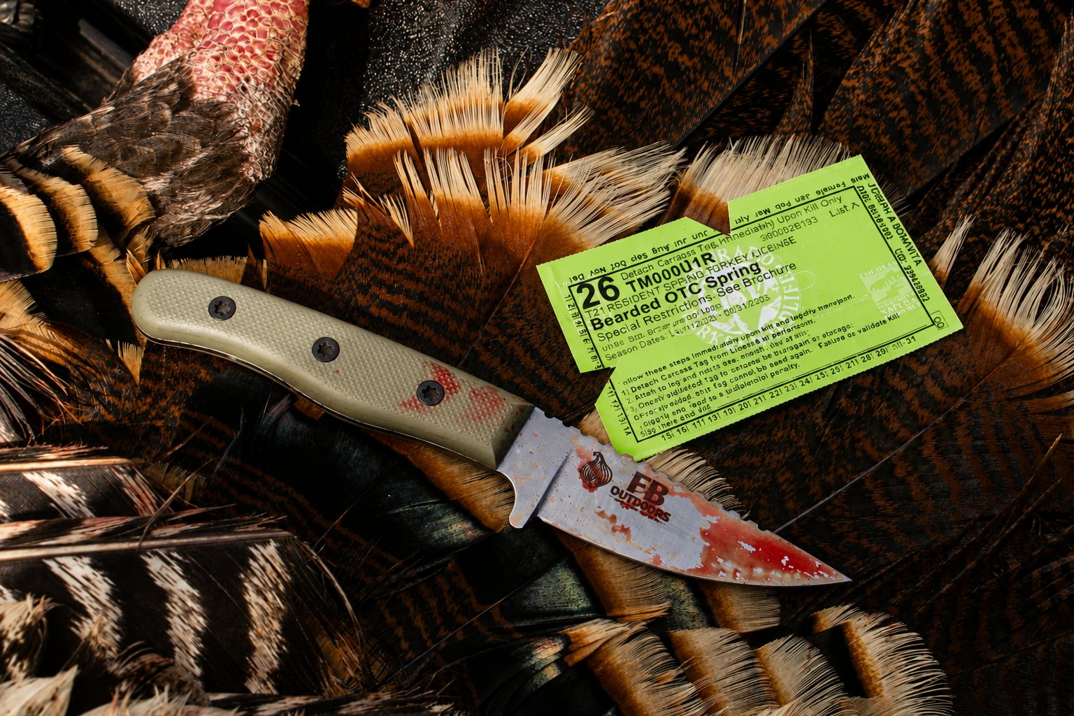 Turkey Tag and Knife